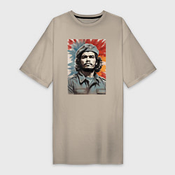 Женская футболка-платье Портрет Че Гевара