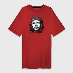 Женская футболка-платье Че Гевара портрет
