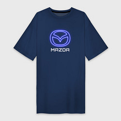 Женская футболка-платье Mazda neon