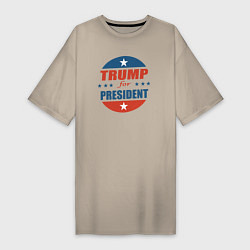Женская футболка-платье Трампа в президенты