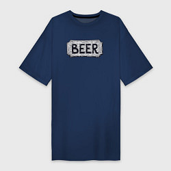 Женская футболка-платье Beer shop