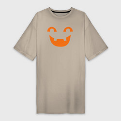 Женская футболка-платье Orange smile