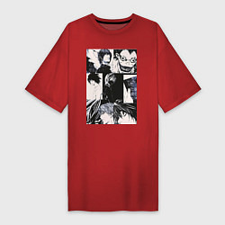 Женская футболка-платье Тетрадь смерти Рюк