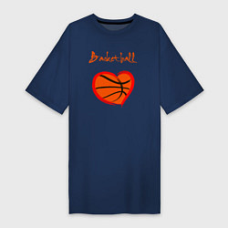 Женская футболка-платье Basket love