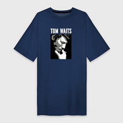 Женская футболка-платье Tom Waits in abstract graphics