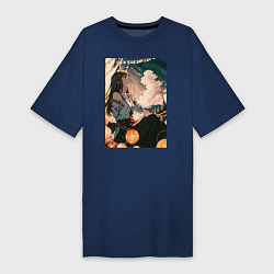 Женская футболка-платье Волчица и пряности Холо