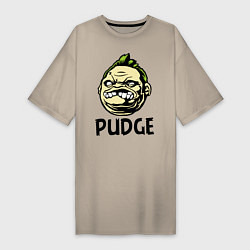 Женская футболка-платье Pudge Face