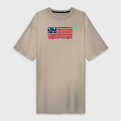 Женская футболка-платье USA patriot