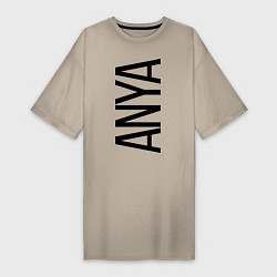 Женская футболка-платье Аня