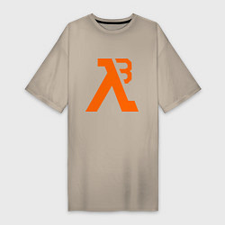 Женская футболка-платье Half-Life 3: Orange