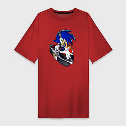 Женская футболка-платье Sonic