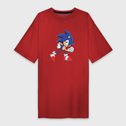 Женская футболка-платье Sonic the Hedgehog
