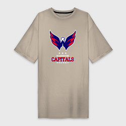 Женская футболка-платье Washington Capitals