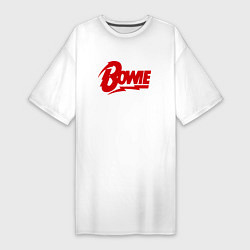 Женская футболка-платье Bowie Logo