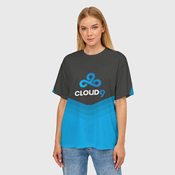 Футболка оверсайз женская Cloud 9 Uniform, цвет: 3D-принт — фото 2