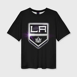 Футболка оверсайз женская Los Angeles Kings, цвет: 3D-принт