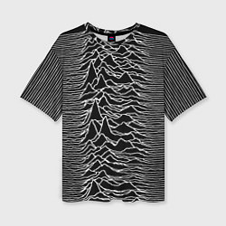 Футболка оверсайз женская Joy Division: Unknown Pleasures, цвет: 3D-принт