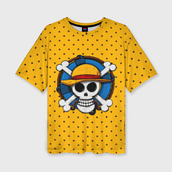 Женская футболка оверсайз One Pirate