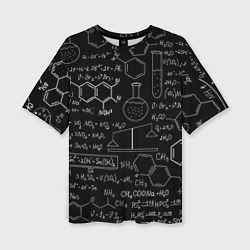 Женская футболка оверсайз Химия