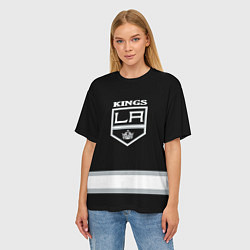 Футболка оверсайз женская Los Angeles Kings NHL, цвет: 3D-принт — фото 2