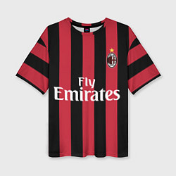 Женская футболка оверсайз Milan FC: Form 2018