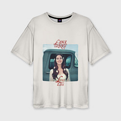 Женская футболка оверсайз Lust for life