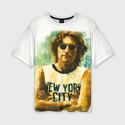 Женская футболка оверсайз John Lennon: New York
