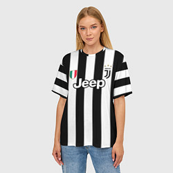 Футболка оверсайз женская Juventus FC: Dybala Home 17/18, цвет: 3D-принт — фото 2