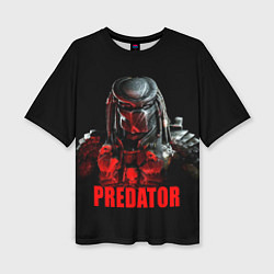 Женская футболка оверсайз Iron Predator