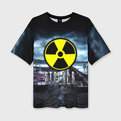 Женская футболка оверсайз S.T.A.L.K.E.R: Radiation