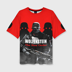 Женская футболка оверсайз Wolfenstein: The New Order