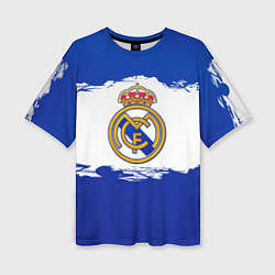Женская футболка оверсайз Real Madrid FC