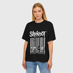 Футболка оверсайз женская Slipknot: People Shit, цвет: 3D-принт — фото 2