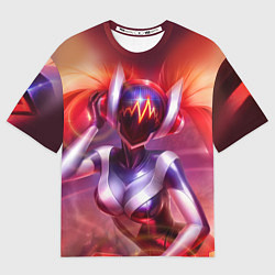 Футболка оверсайз женская DJ Sona: LoL, цвет: 3D-принт