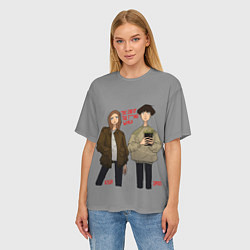 Футболка оверсайз женская End of the f*cking world, цвет: 3D-принт — фото 2