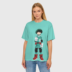 Футболка оверсайз женская Моя Геройская Академия, цвет: 3D-принт — фото 2