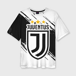 Футболка оверсайз женская Juventus: 3 Stars, цвет: 3D-принт