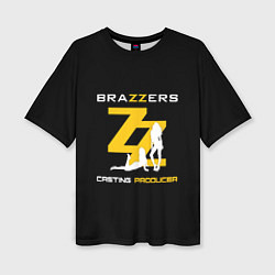Женская футболка оверсайз Brazzers Casting-producer