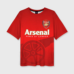 Женская футболка оверсайз Arsenal