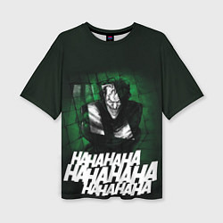 Женская футболка оверсайз Laughing Joker