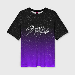 Женская футболка оверсайз STRAY KIDS