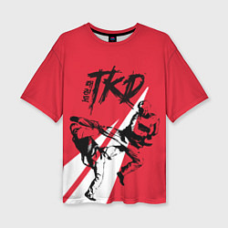 Женская футболка оверсайз Taekwondo