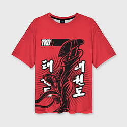 Женская футболка оверсайз TKD