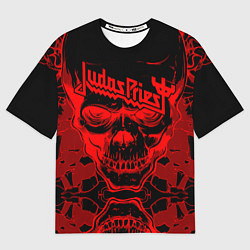 Женская футболка оверсайз Judas Priest