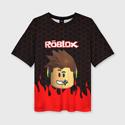 Женская футболка оверсайз ROBLOX