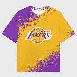 Футболка оверсайз женская LA LAKERS KOBE BRYANT, цвет: 3D-принт