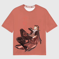 Футболка оверсайз женская Чуя Накахара, цвет: 3D-принт