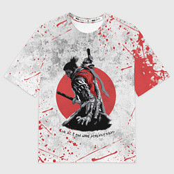 Женская футболка оверсайз SEKIRO SHADOW DIE TWICE