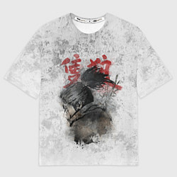 Женская футболка оверсайз SEKIRO SHADOW DIE TWICE