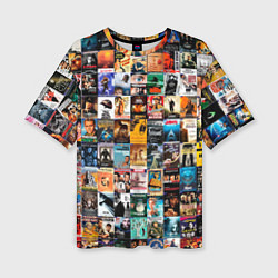 Футболка оверсайз женская Постеры фильмов, цвет: 3D-принт